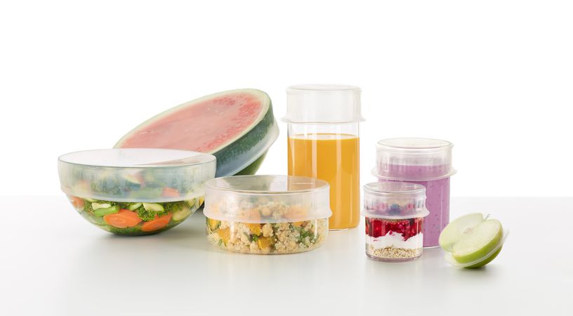 Reusable Flexible Lid ø 10.2" Smart alternative to food plastic wrap!