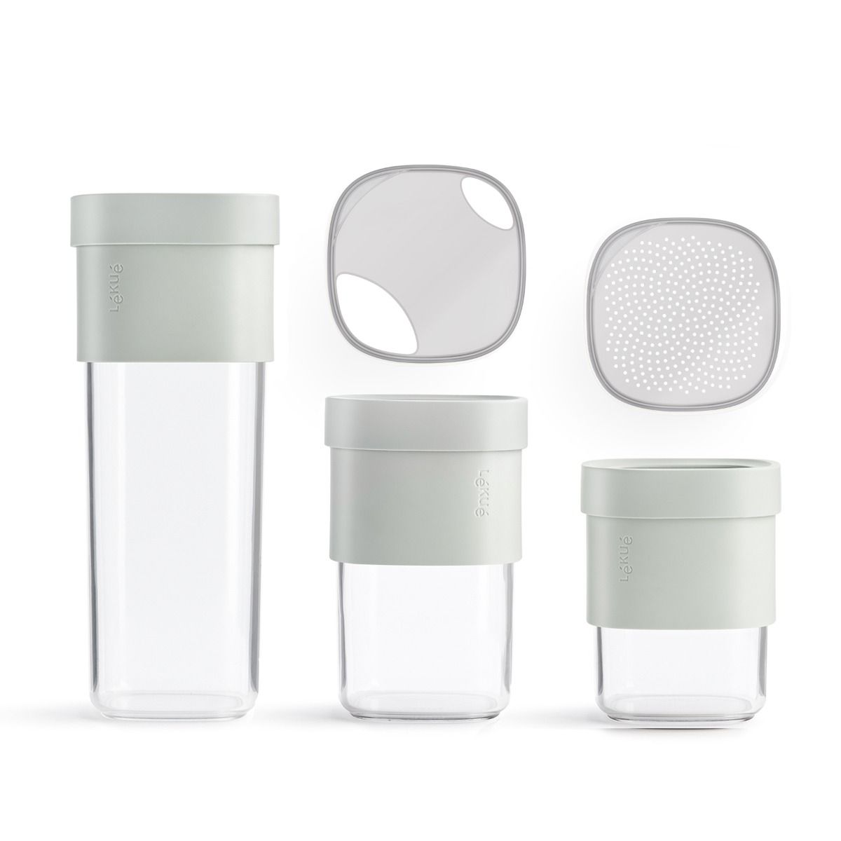 Flip Storage Set Kit of 3 storage containers and 2 accessories