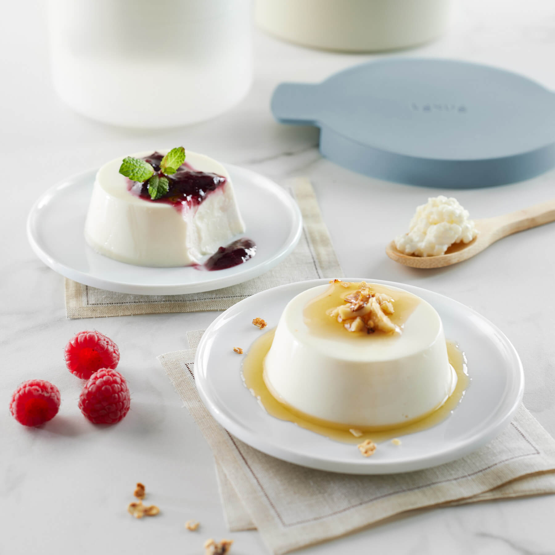 Kefir panna cotta