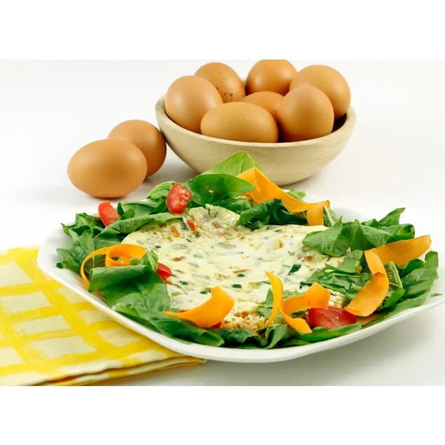 Garden egg white omelette