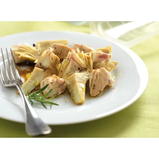 Turkey breast with artichokes