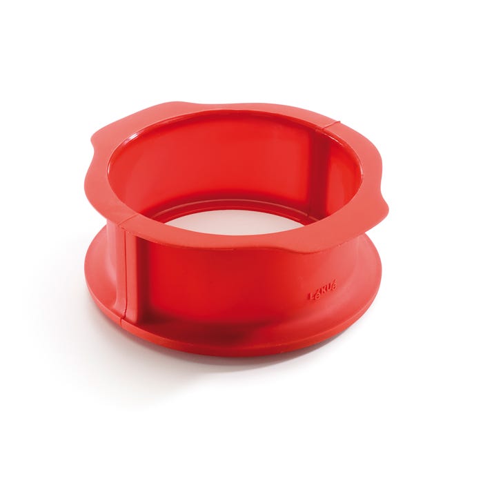  Lékué - Molde de silicona para tartas (10.2 in), color rojo :  Hogar y Cocina