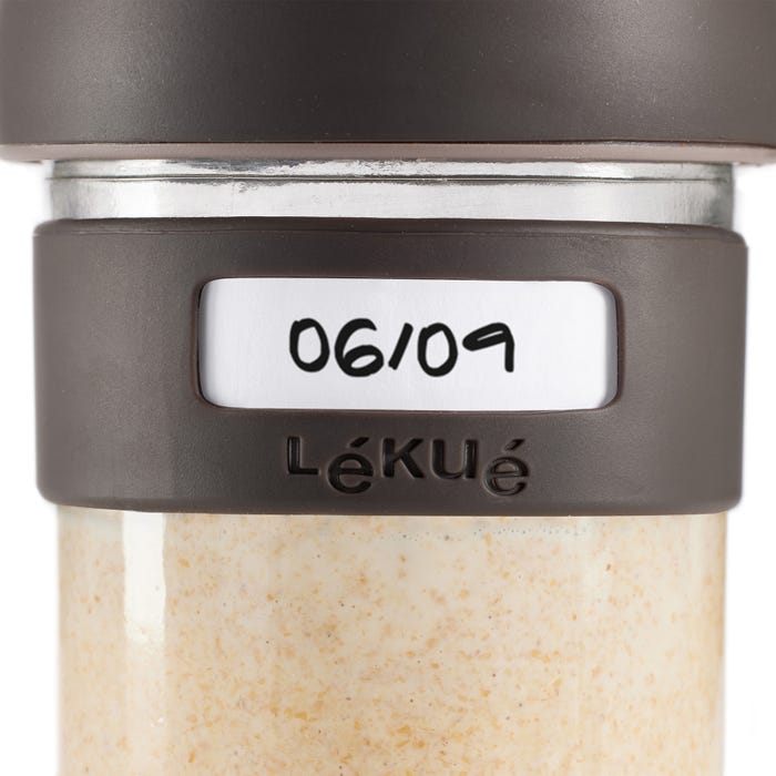 Lekue Sourdough preparation bread jars 700 ml with a spatula 3 el.